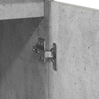 Credenza con Cassetto Grigio Cemento 71x35x84 cm in Truciolato - homemem39