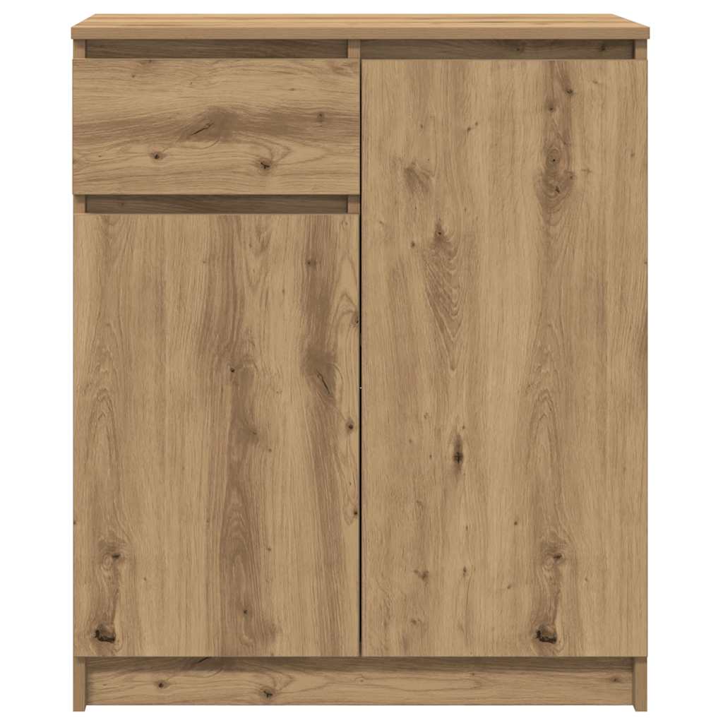 Credenza con Cassetto Rovere Artigianale 71x35x84 cm Truciolato