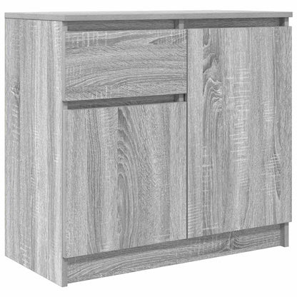 Credenza con Cassetto Grigio Sonoma 71x35x65 cm in Truciolato - homemem39