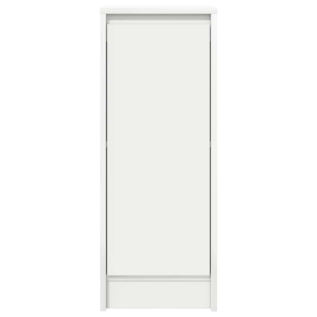 Credenza Bianca 29,5x34x76 cm in Legno Multistrato - homemem39