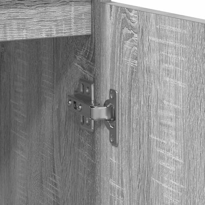 Credenza Grigio Sonoma 29,5x34x76 cm in Legno Multistrato - homemem39