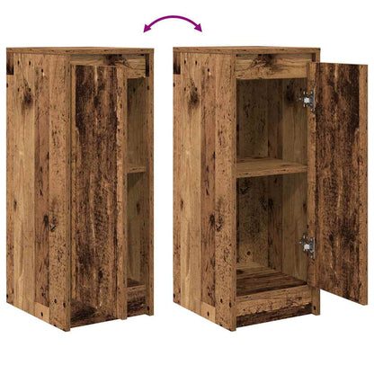 Credenza Legno Antico 29,5x34x76 cm in Legno Multistrato