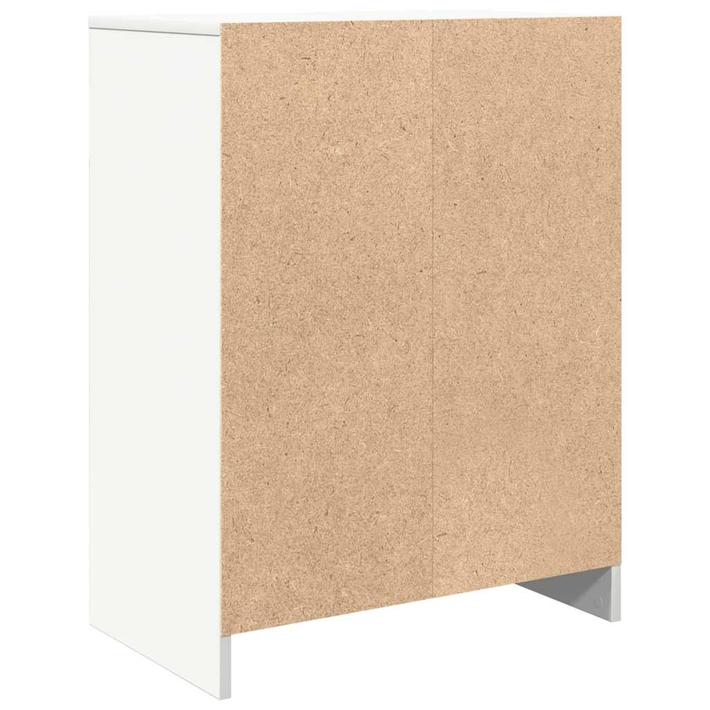 Credenza Bianca 57x34x76 cm in Legno Multistrato - homemem39