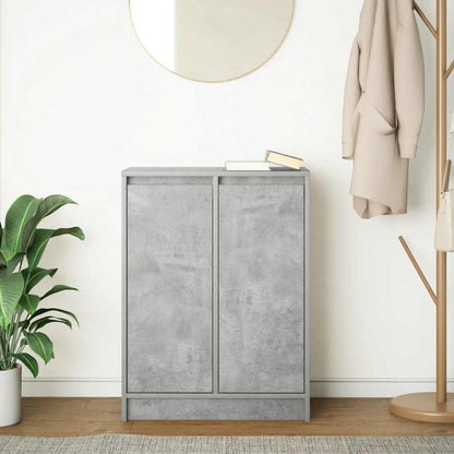 Credenza Grigio Cemento 57x34x76 cm in Legno Multistrato - homemem39