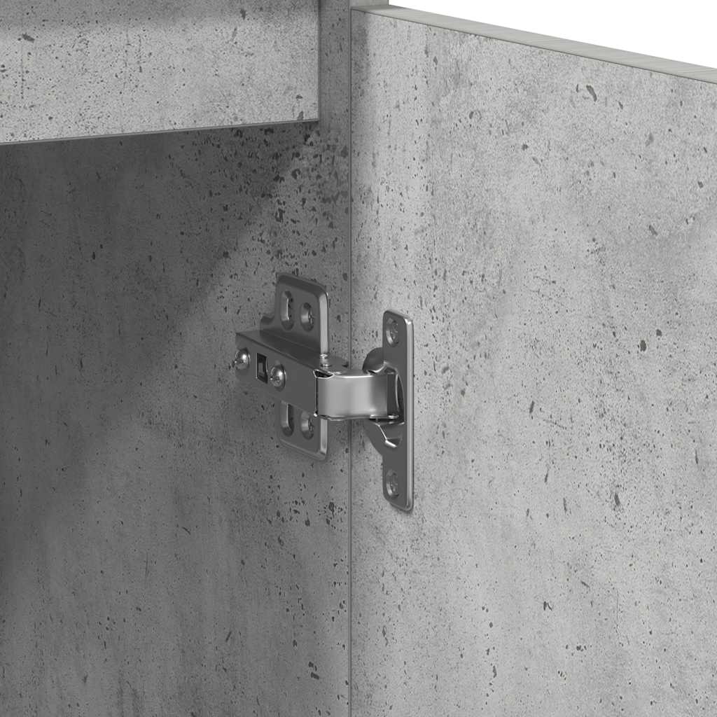 Credenza Grigio Cemento 57x34x76 cm in Legno Multistrato - homemem39