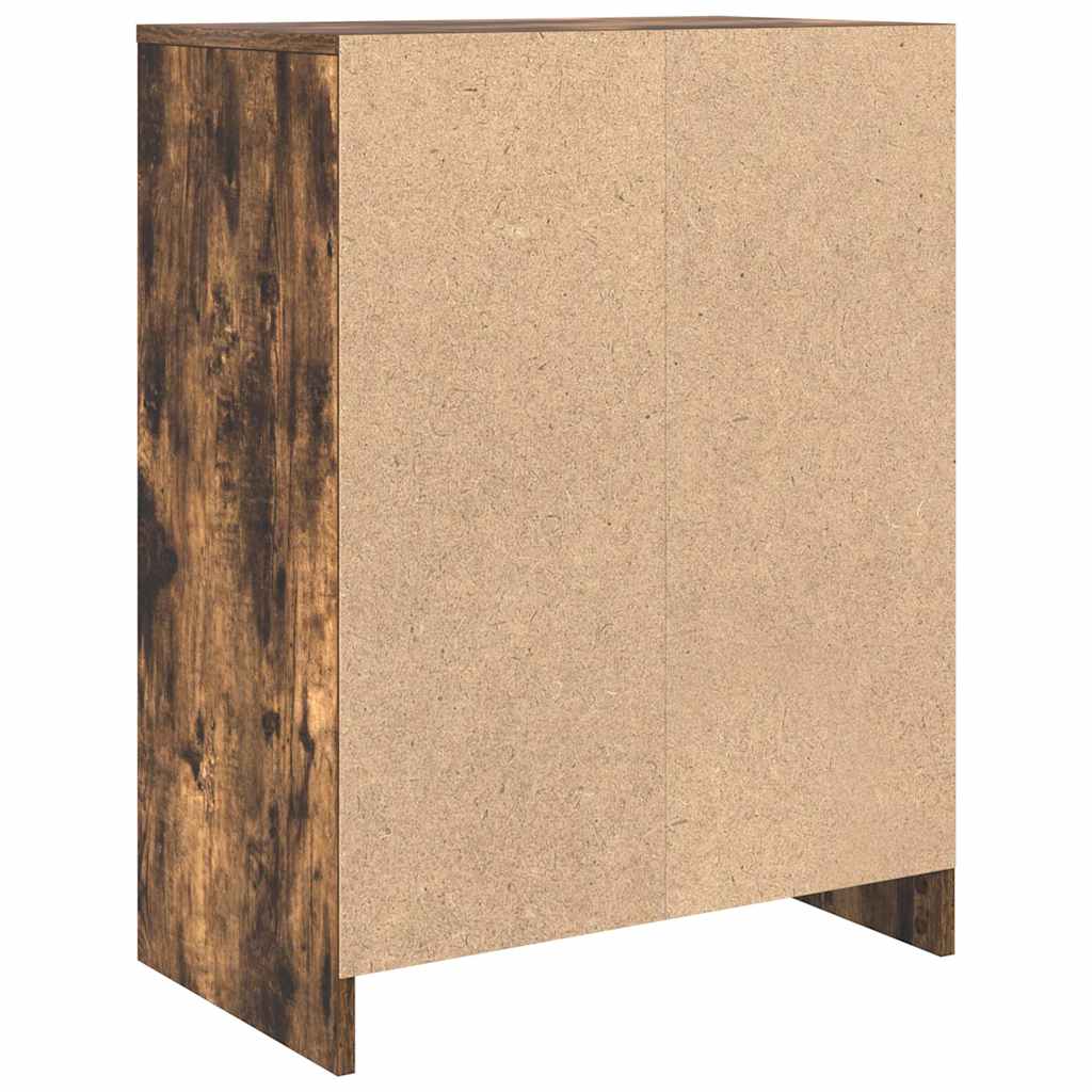 Credenza Rovere Fumo 57x34x76 cm in Legno Multistrato - homemem39