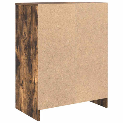 Credenza Rovere Fumo 57x34x76 cm in Legno Multistrato - homemem39