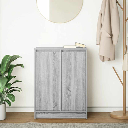 Credenza Grigio Sonoma 57x34x76 cm in Legno Multistrato - homemem39