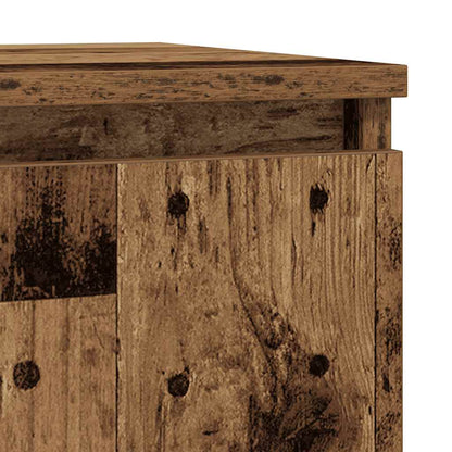 Credenza Legno Antico 57x34x76 cm in Legno Multistrato - homemem39