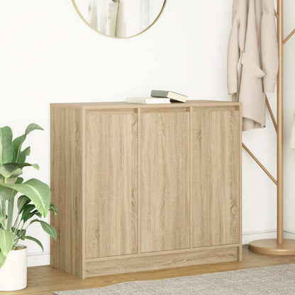 Credenza Rovere Sonoma 85x34x76 cm in Legno Multistrato - homemem39