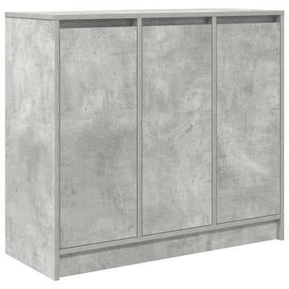 Credenza Grigio Cemento 85x34x76 cm in Legno Multistrato - homemem39