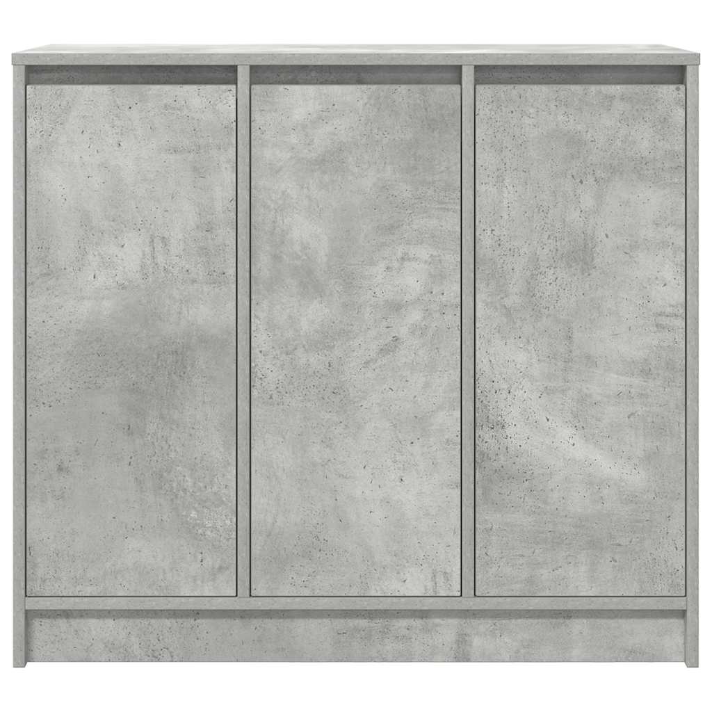 Credenza Grigio Cemento 85x34x76 cm in Legno Multistrato - homemem39