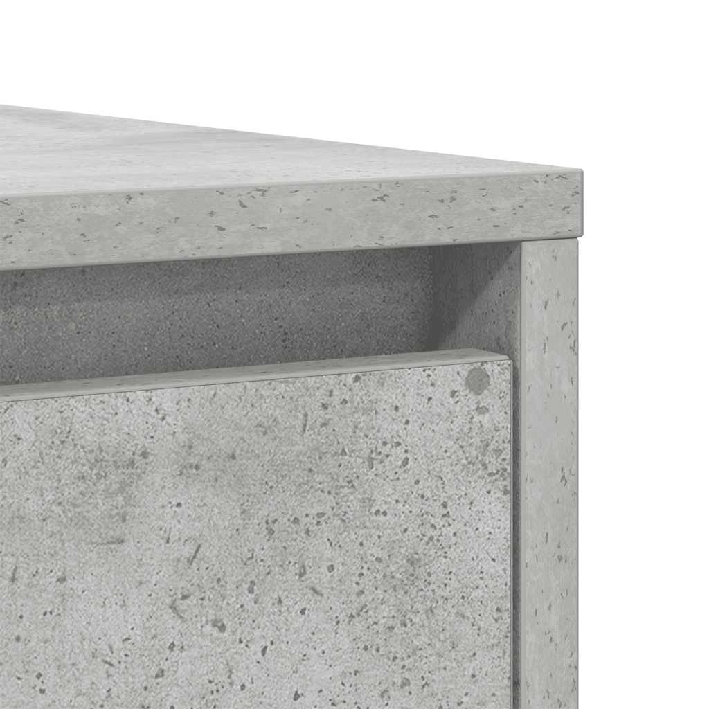 Credenza Grigio Cemento 85x34x76 cm in Legno Multistrato - homemem39