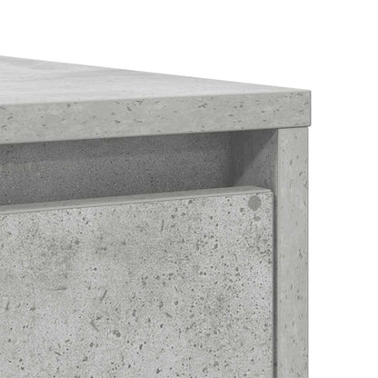 Credenza Grigio Cemento 85x34x76 cm in Legno Multistrato - homemem39