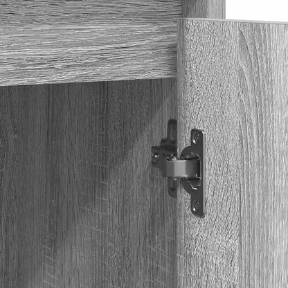 Credenza Grigio Sonoma 85x34x76 cm in Legno Multistrato - homemem39