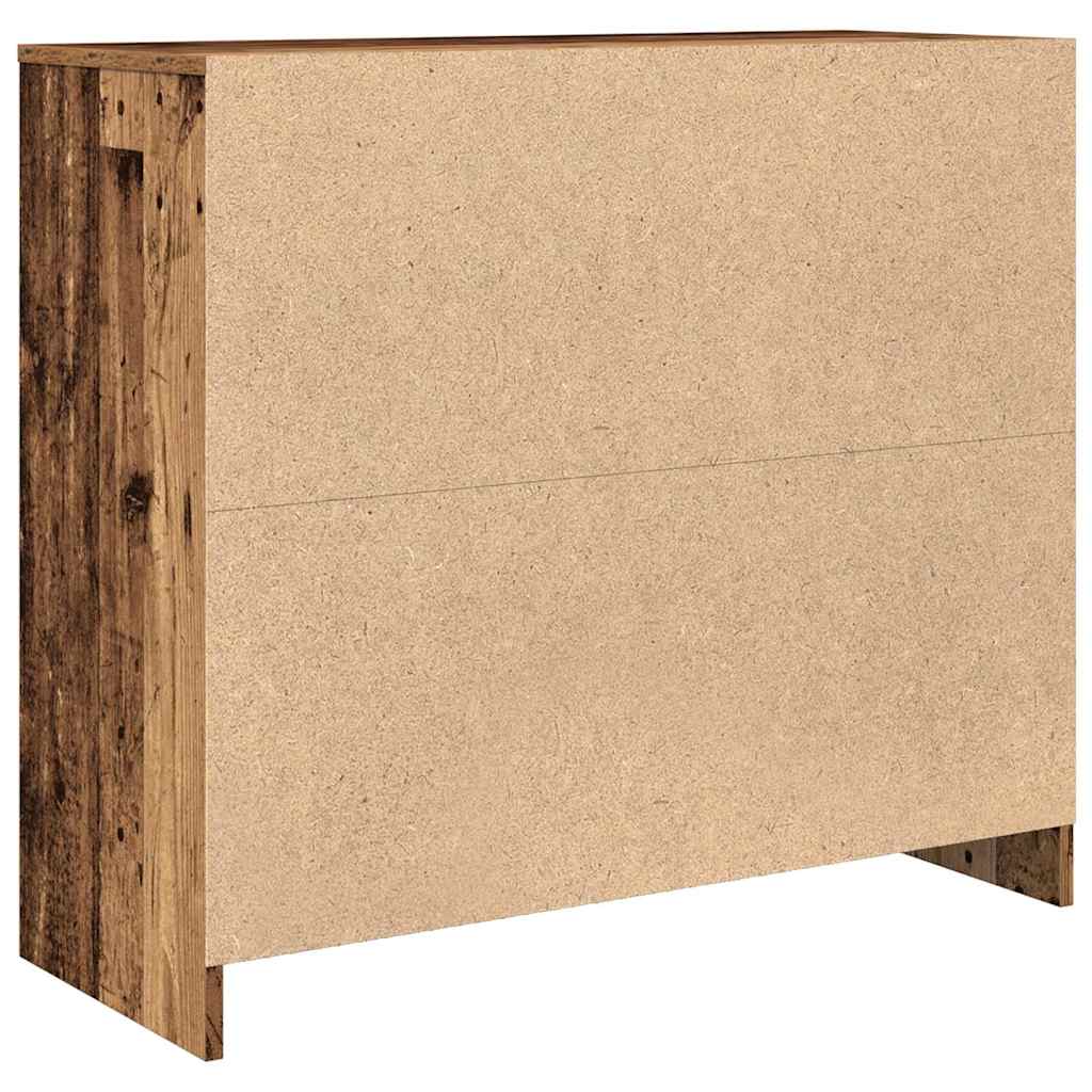 Credenza Legno Antico 85x34x76 cm in Legno Multistrato - homemem39
