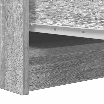 Credenza Grigio Sonoma 29,5x34x76 cm in Legno Multistrato