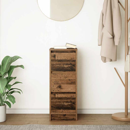 Credenza Legno Antico 29,5x34x76 cm in Legno Multistrato