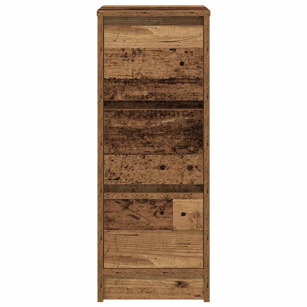 Credenza Legno Antico 29,5x34x76 cm in Legno Multistrato