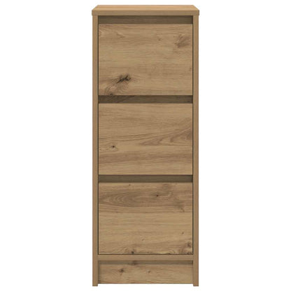 Credenza Rovere Artigianale 29,5x34x76 cm in Legno Multistrato