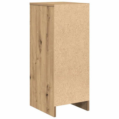Credenza Rovere Artigianale 29,5x34x76 cm in Legno Multistrato