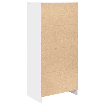 Armadio con Cassetto Bianco 55,5x34x119,5 cm Legno Multistrato - homemem39