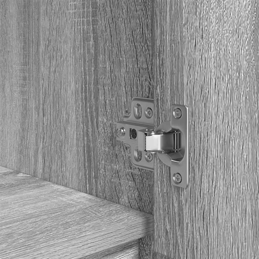 Armadio con Cassetto Grigio Sonoma 55,5x34x119,5 cm Truciolato - homemem39