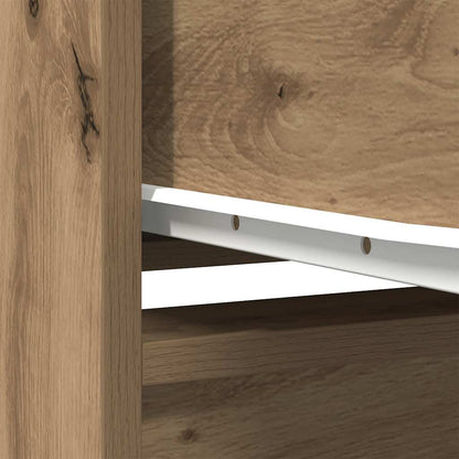 Armadio con Cassetto Rovere Artigianale 55,5x34x119,5 cm