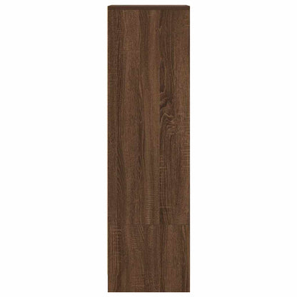Credenza Rovere Marrone 29,5x34x119,5 cm in Legno Multistrato - homemem39