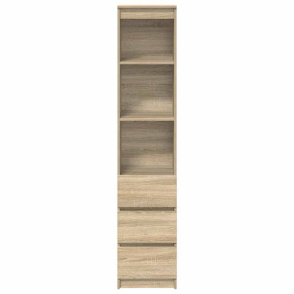 Credenza Rovere Sonoma 37,5x35x180 cm in Legno Multistrato