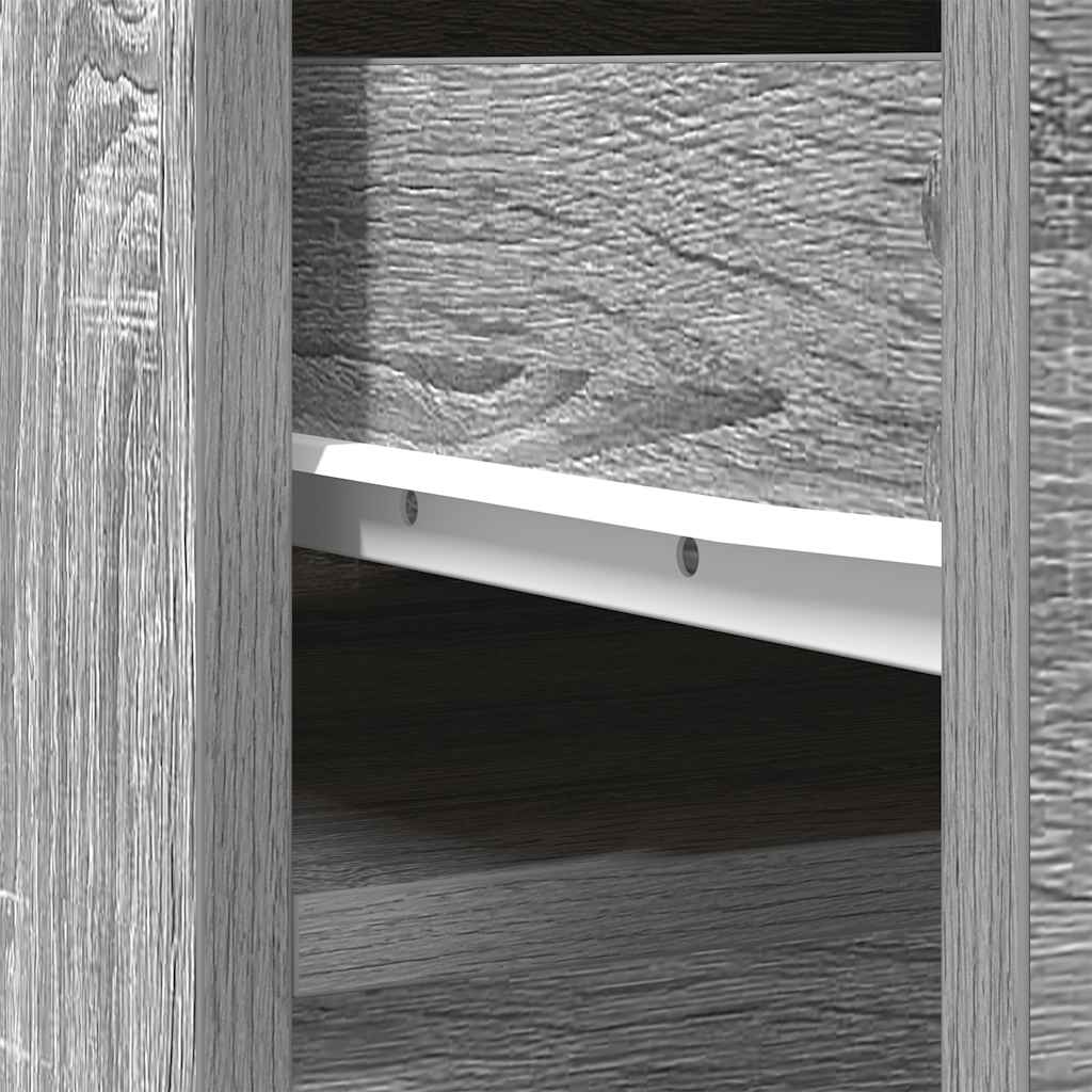 Credenza Grigio Sonoma 37,5x35x180 cm in Legno Multistrato - homemem39