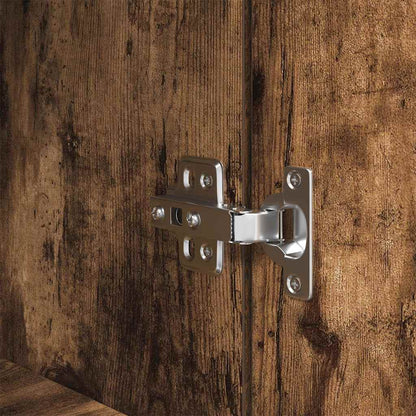 Credenza Rovere Fumo 37,5x35x180 cm in Legno Multistrato - homemem39