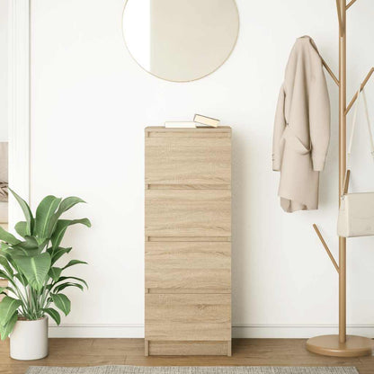 Credenza Rovere Sonoma 37,5x35x99 cm in Legno Multistrato - homemem39