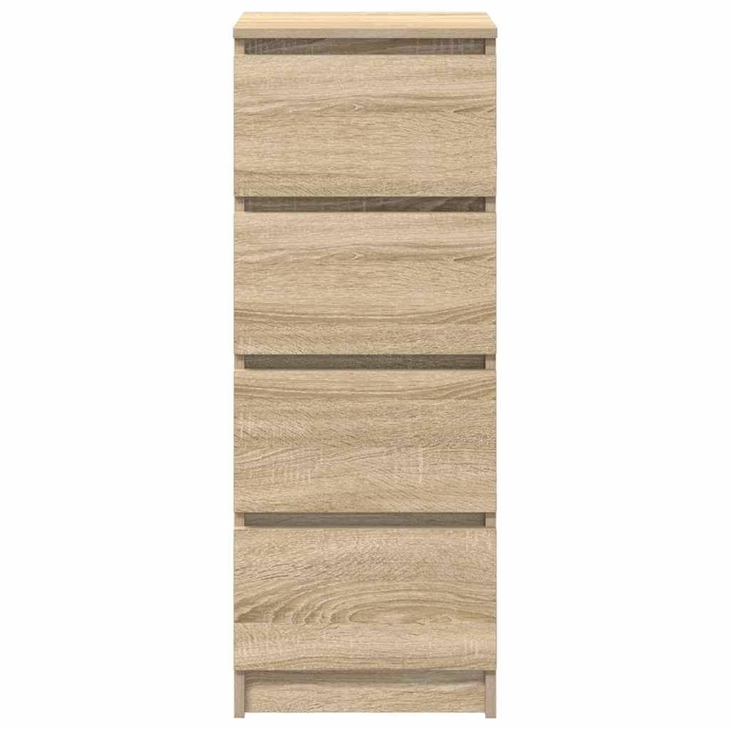 Credenza Rovere Sonoma 37,5x35x99 cm in Legno Multistrato - homemem39