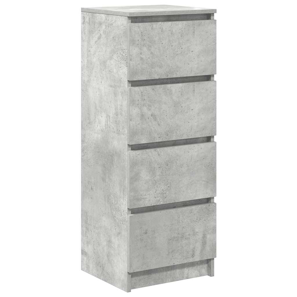 Credenza Grigio Cemento 37,5x35x99 cm in Legno Multistrato - homemem39
