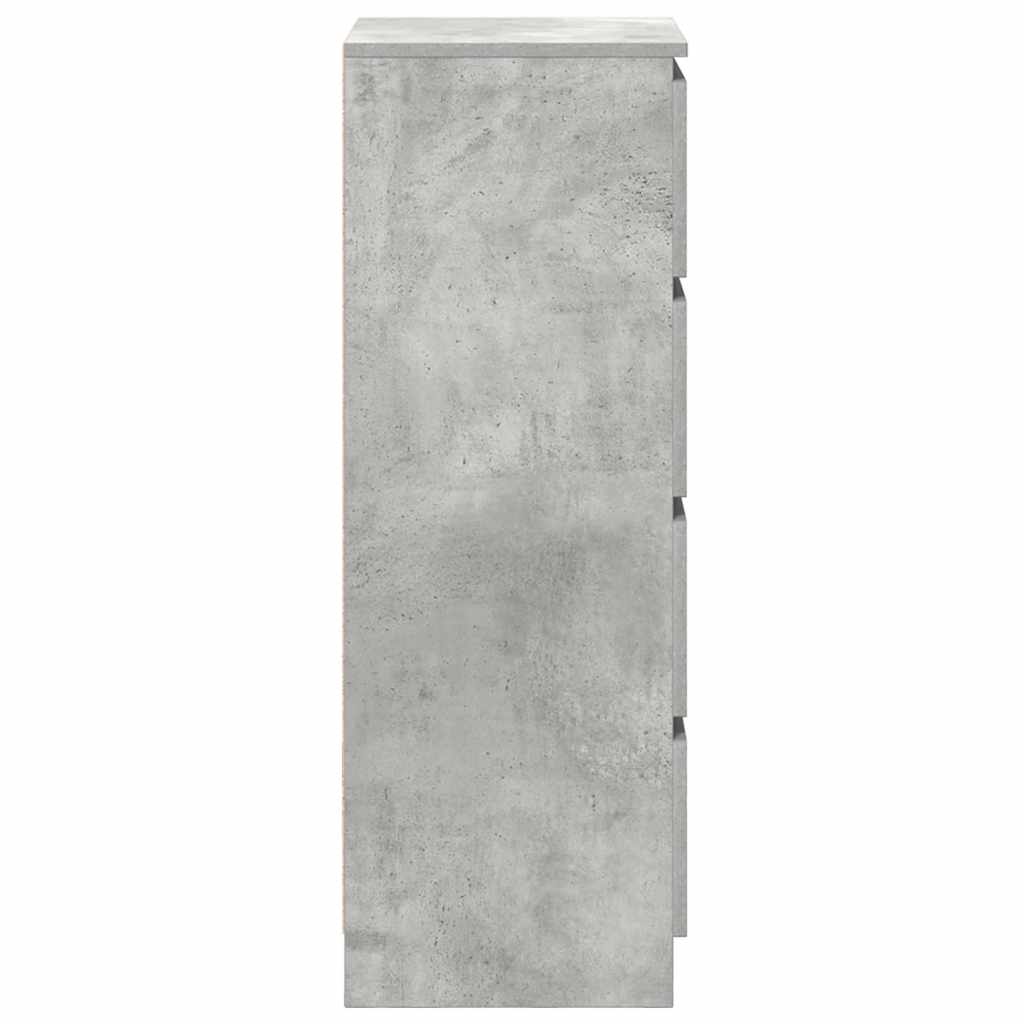 Credenza Grigio Cemento 37,5x35x99 cm in Legno Multistrato - homemem39