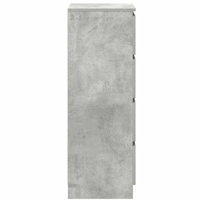 Credenza Grigio Cemento 37,5x35x99 cm in Legno Multistrato - homemem39