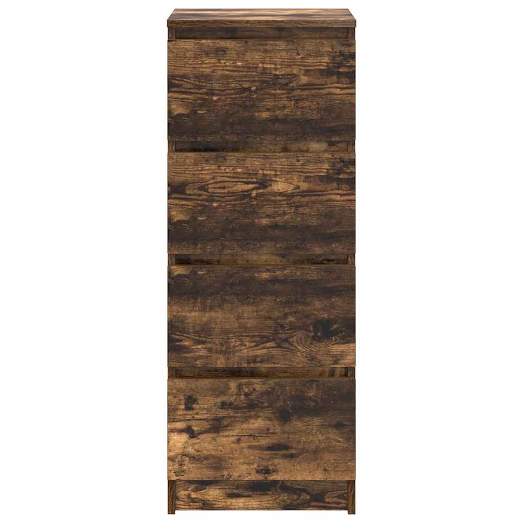 Credenza Rovere Fumo 37,5x35x99 cm in Legno Multistrato - homemem39