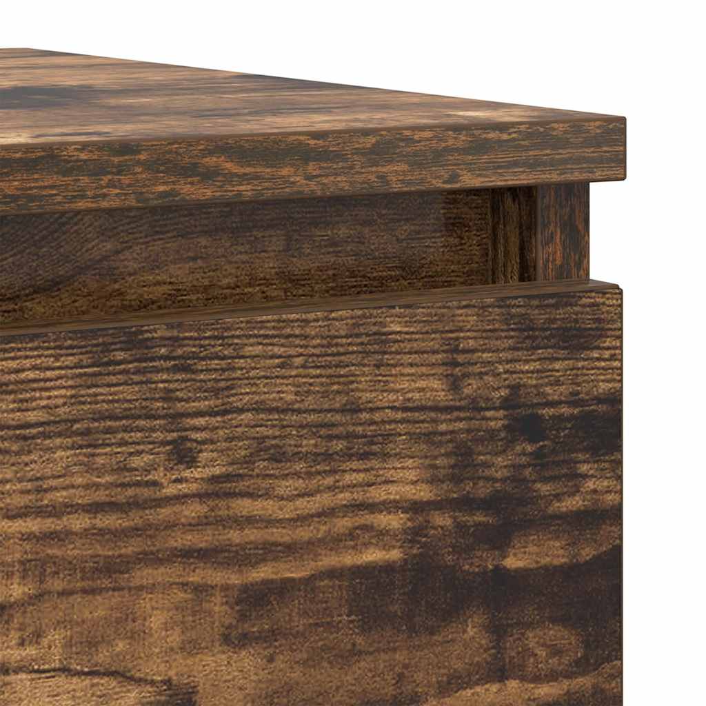 Credenza Rovere Fumo 37,5x35x99 cm in Legno Multistrato - homemem39