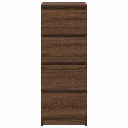 Credenza Rovere Marrone 37,5x35x99 cm in Legno Multistrato - homemem39