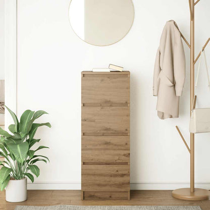 Credenza Rovere Artigianale 37,5x35x99 cm in Legno Multistrato - homemem39