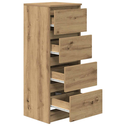 Credenza Rovere Artigianale 37,5x35x99 cm in Legno Multistrato - homemem39