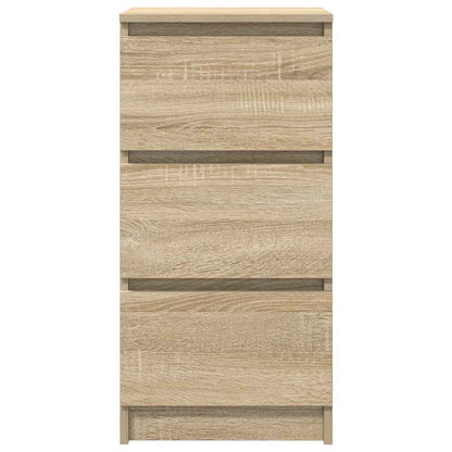 Credenza Rovere Sonoma 37,5x35x76 cm in Legno Multistrato - homemem39