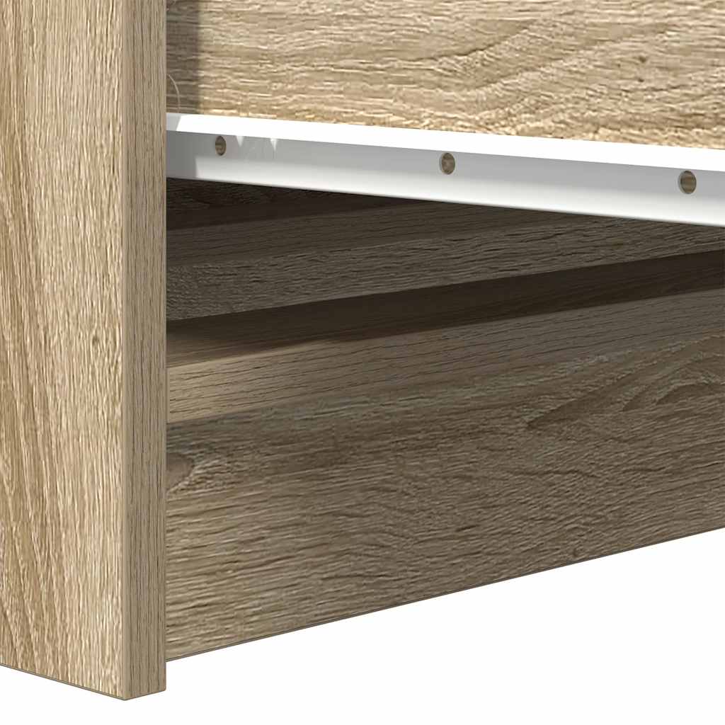 Credenza Rovere Sonoma 37,5x35x76 cm in Legno Multistrato - homemem39