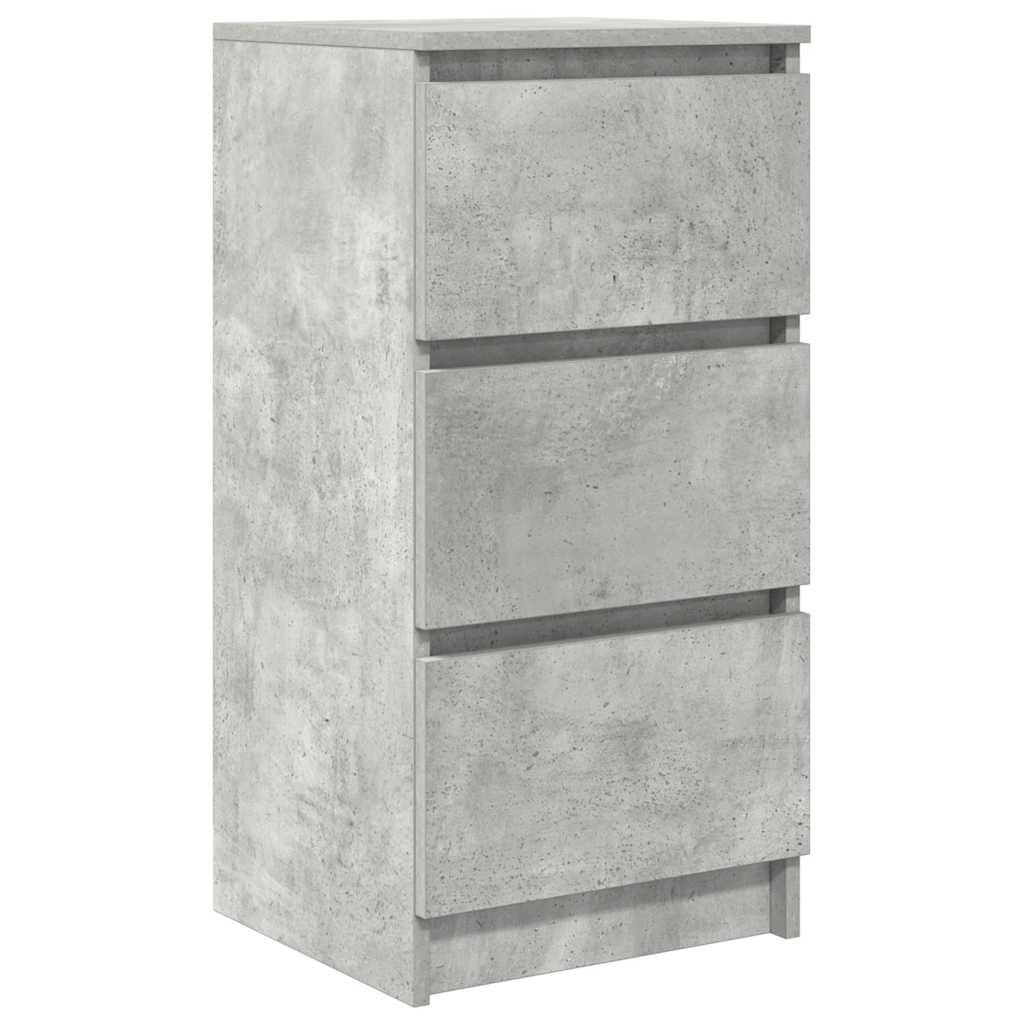 Credenza Grigio Cemento 37,5x35x76 cm in Legno Multistrato - homemem39