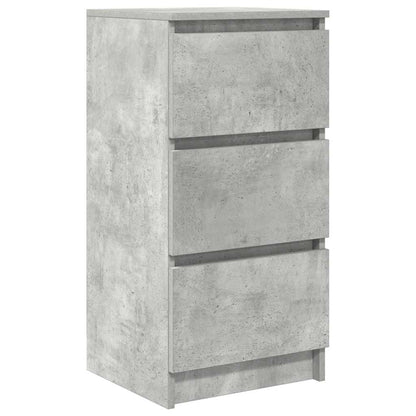 Credenza Grigio Cemento 37,5x35x76 cm in Legno Multistrato - homemem39