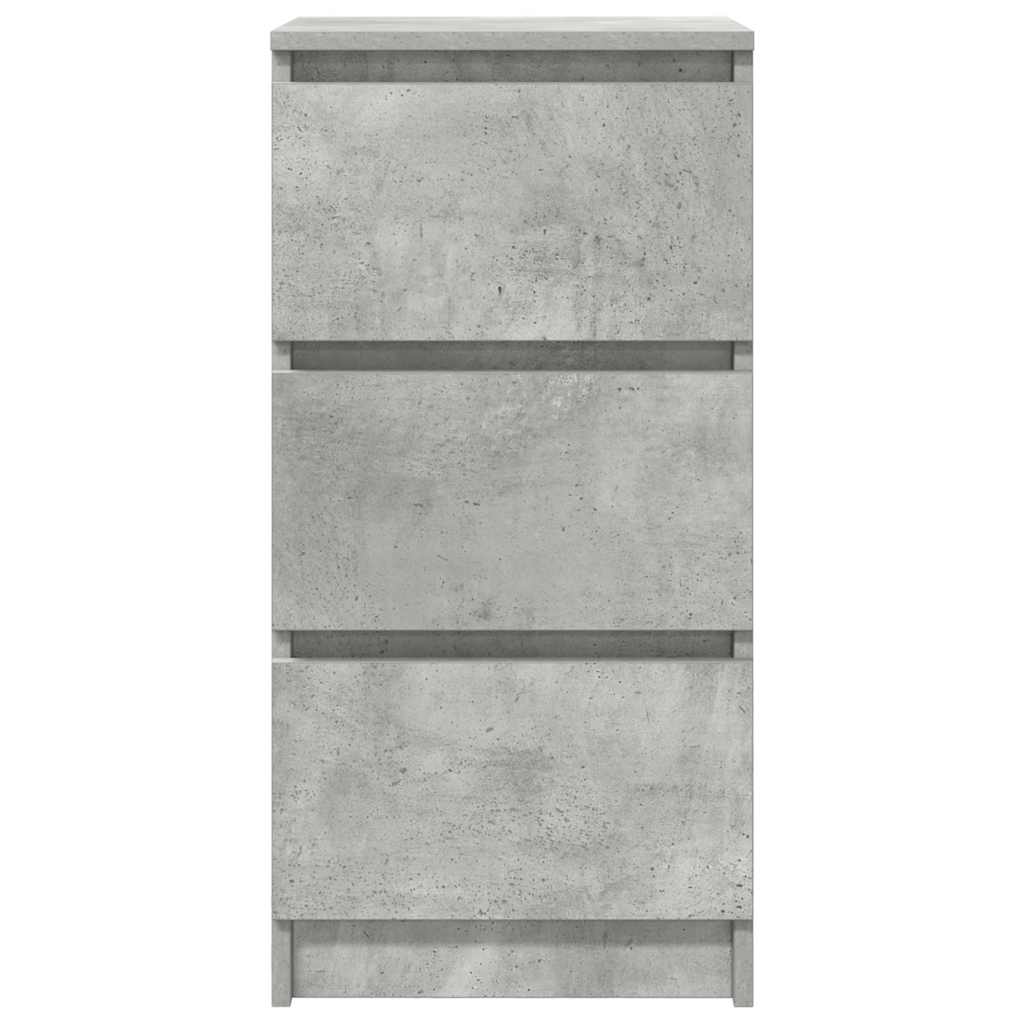 Credenza Grigio Cemento 37,5x35x76 cm in Legno Multistrato - homemem39