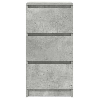Credenza Grigio Cemento 37,5x35x76 cm in Legno Multistrato - homemem39