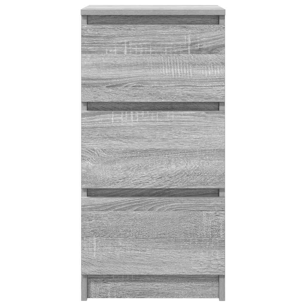 Credenza Grigio Sonoma 37,5x35x76 cm in Legno Multistrato - homemem39