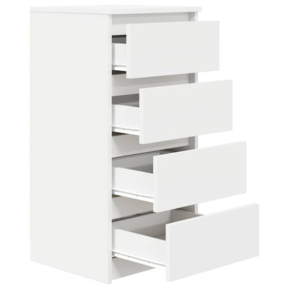 Credenza Bianca 37,5x35x76 cm in Legno Multistrato - homemem39